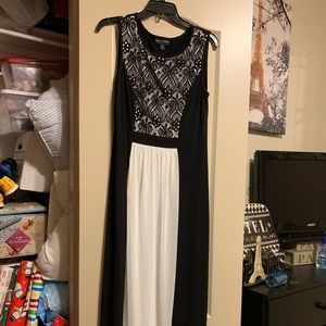 Black and white dress